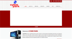 Desktop Screenshot of cyberpark.co.in