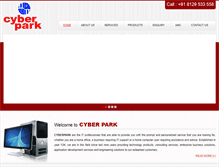 Tablet Screenshot of cyberpark.co.in